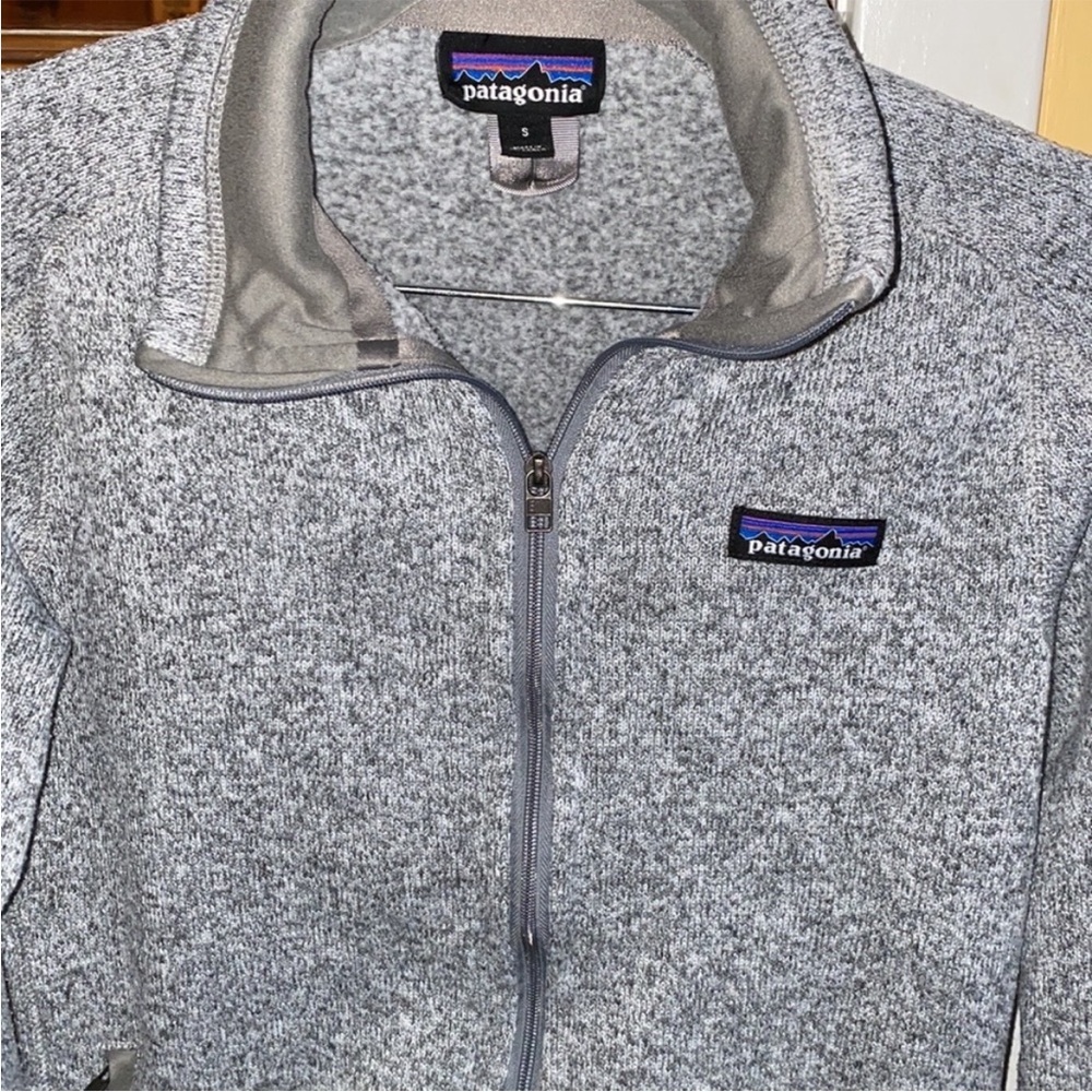 Patagonia Full Zip Better Sweater Birch White Size Small